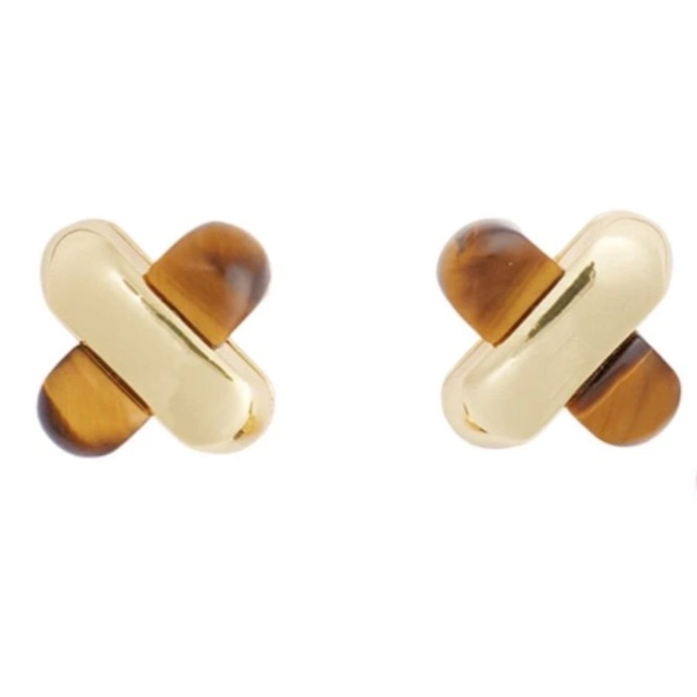 NEW Tuckernuck x Atlantic-Pacific Criss Cross Earrings
